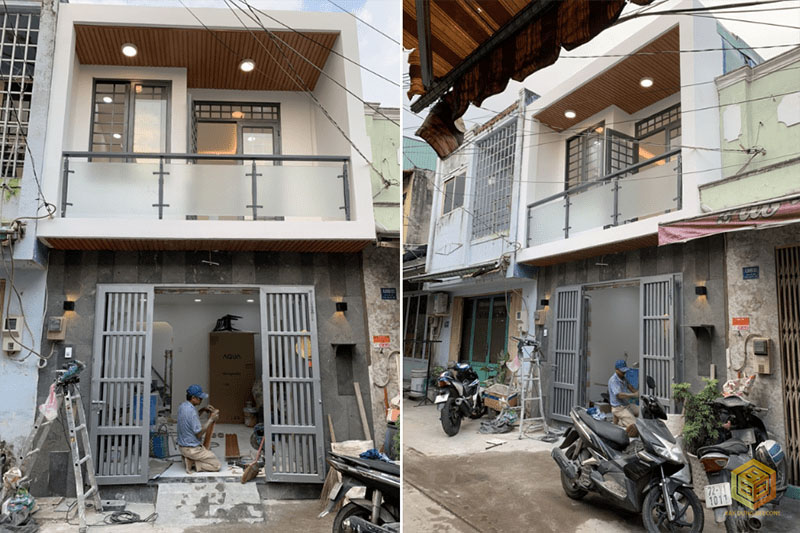 Thi công cải tạo nhà phố Bình Tân - 4x9M