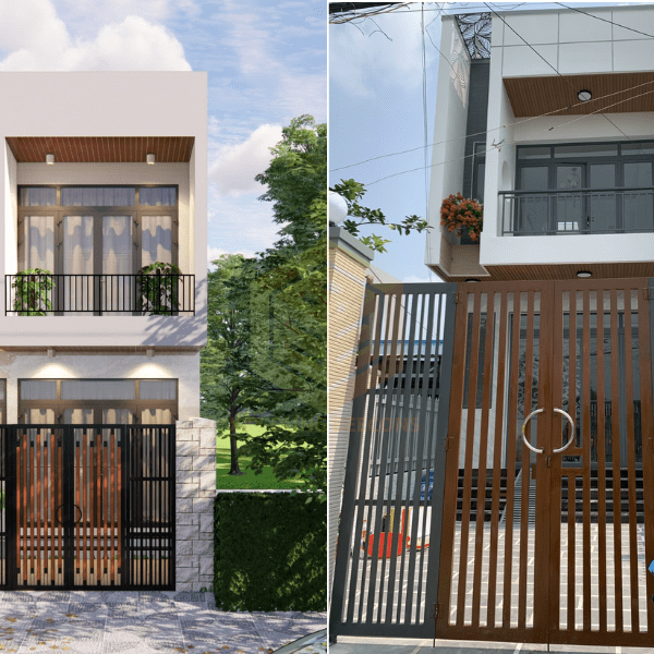 Nhà phố cô Nga - 4.95x22.2M