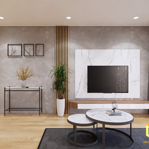 Thiết kế căn hộ 2PN - Hiện đại