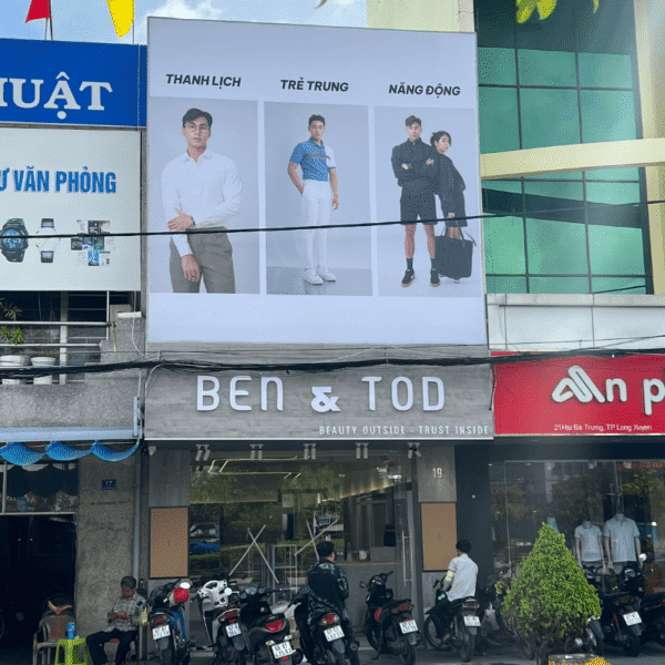 Thi công shop Ben&Tod - Long Xuyên