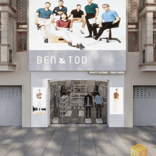 Thi công shop Ben&Tod - Bình Dương