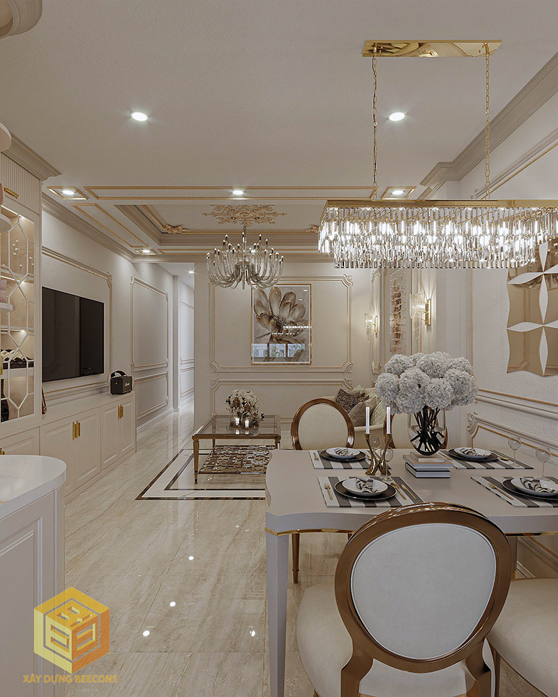 Thiết Kế Nội Thất Nhà Phố Tân Cổ Điển